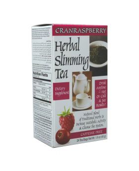 21st Century Herbal Slimming Cranraspberry Tea Bags 24's 1.6 oz, 45g