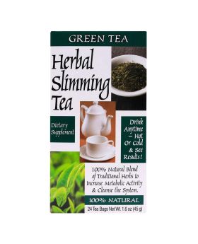 21st Century Herbal Slimming Green Tea Bags 24's 1.6oz, 45g