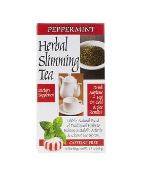 21st Century Herbal Slimming Tea Bag, Peppermint, Pack of 24's