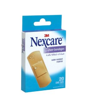 3M Nexcare Sheer Bandages 20's