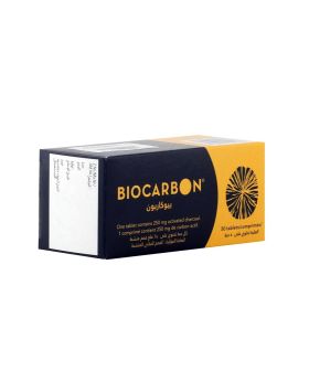 Biocarbon Activated Charcoal Tablets 50's