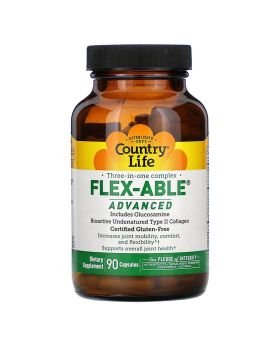 Country Life Flexable Advanced Capsules With Glucosamine For Joint Health, Pack of 90's