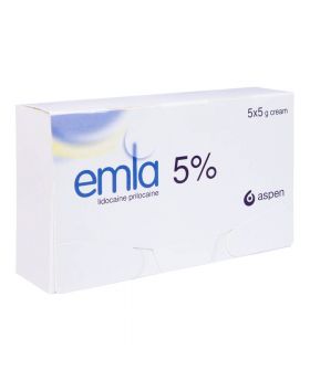Aspen Emla Skin Numbing Topical Anaesthetic Cream 5 g 5's