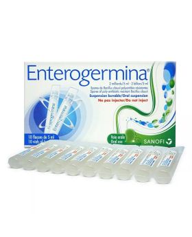 Enterogermina 2 Billion/5 mL Suspension Oral Vials 10's