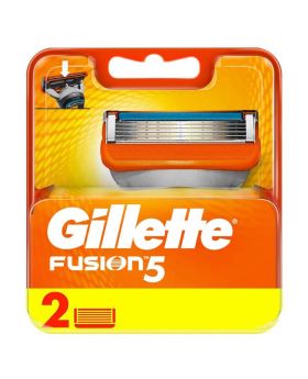 Gillette Fusion 5 Manual Razor Blade Refill For Smooth Long Lasting Shave, Pack of 2's