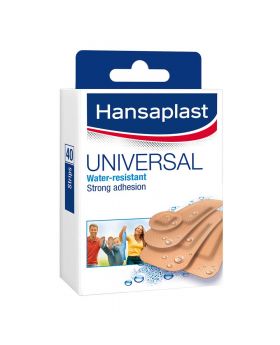 Hansaplast Universal Water Resistant Assorted Strips 40's