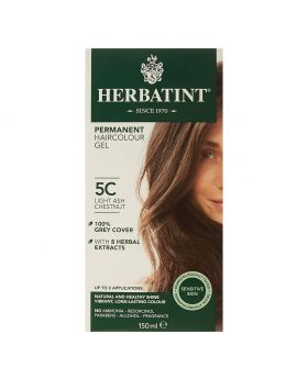 Herbatint 5C Light Ash Chestnut Hair Color Gel 150 mL