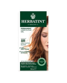 Herbatint 8R Light Copper Blonde Hair Colour Gel 150 mL