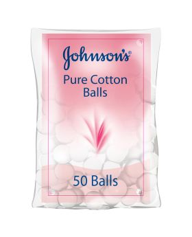 Johnson's 100% Pure Cotton Balls, Pack of 50's
