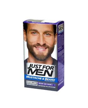 Just For Men Mustache & Beard Medium Dark Brown Brush-In Color Gel M-40