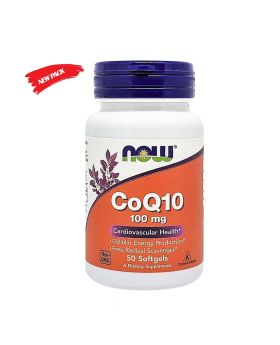 Now CoQ10 100 mg Softgels 50's