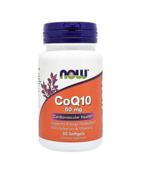 Now CoQ10 50 mg Softgel 50's