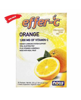 Now Effer-C Orange Packets 30's