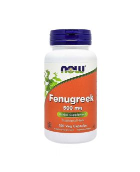 Now Fenugreek 500mg Herbal Supplement Capsules, Pack of 100's