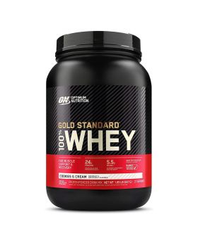 ON Gold Standard 100% Whey Cookies & Cream Protein Powder 27 Servings