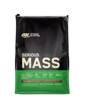 ON Serious Mass Chocolate Protein Powder 12 lb