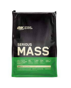 Optimum Nutrition Serious Mass Vanilla Protein Powder 12lb