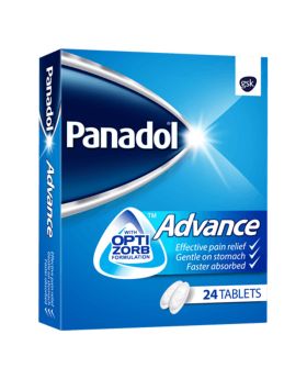Panadol Advance Paracetamol 500mg Tablets For Fever And Pain Relief, Pack of 24's