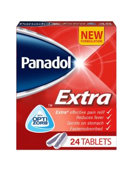 Panadol Extra Optizorb Tablets For Fever And Pain Relief, Pack of 24's