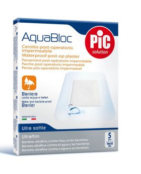 Pic Aquabloc Waterproof Post-Op Plasters 10 x 10 cm 5's