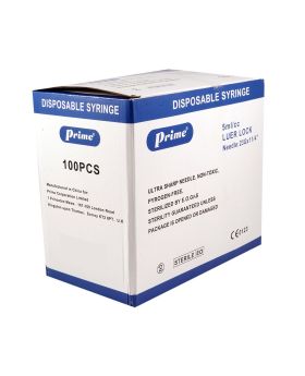 Prime Syringe 5 mL 100's