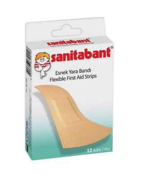 Sanitabant Flexible First Aid Plaster 12's