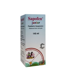 Sapofen Junior 100 mg /5 mL Syrup 145 mL