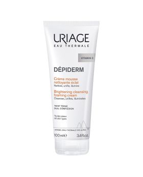 Uriage Depiderm With Vitamin C Brightening & Cleansing Foaming Cream For Dull Complexion 100ml