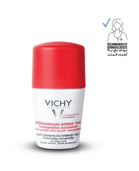 Vichy 72 Hours Stress Resist Anti-Perspirant Deodorant Roll-On For Excessive Perspiration 50ml