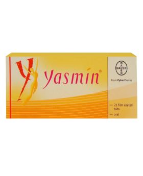 Yasmin Film-Coated Tablets, Pack of 21's