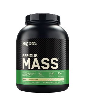 Optimum Nutrition Serious Mass No Sugar Protein Powder For Muscle Building & Weight Gain, Vanilla 2.7kg