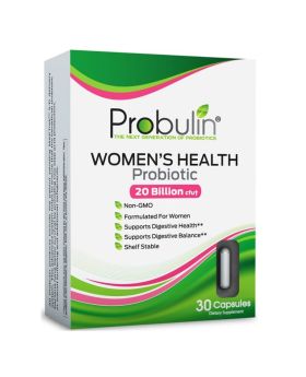 Probulin Women's Health Probiotic Capsules For Digestive Health, Pack of 30's