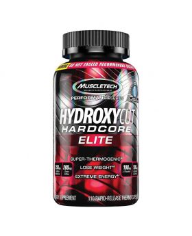 MuscleTech Hydroxycut Hardcore Elite Rapid Release Capsules For Weight Loss 110's