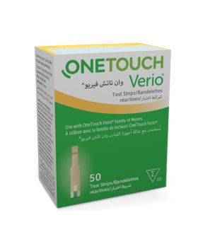 OneTouch Verio Test Strips, Pack of 50's