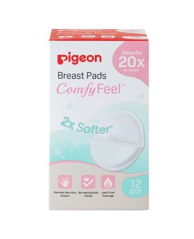 Pigeon Comfy Feel Breast Pads with Aloe Vera Extract, Pack of 12's