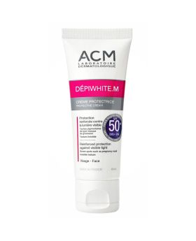 ACM Depiwhite M SPF50+ Face Sunscreen Cream With UVA + UVB + Blue light Protection, Invisible Texture 40ml
