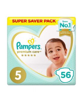 Pampers Premium Care Size 5 11-18 kg Jumbo Pack 56's