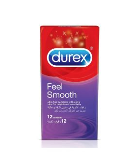 Durex Feel Smooth Condoms 12's