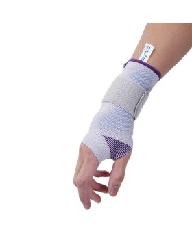 Olympa Snug Wrist Support with Stay & Gel Pad Left Cool Grey M