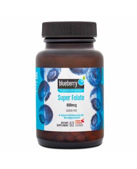 Blueberry Naturals Super Folate 800 mcg Lozenges 60's B0081
