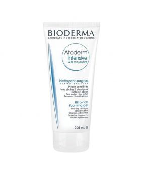 Bioderma Atoderm Intensive Gel Moussant, Foaming Gel Cleanser For Dry Skin & Atopic Sensitive Skin 200ml
