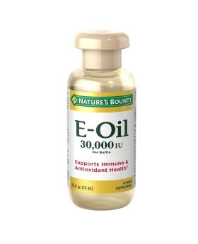 Nature's Bounty Vitamin E Oil 30000IU 74ml, Expiry Date: May 2023