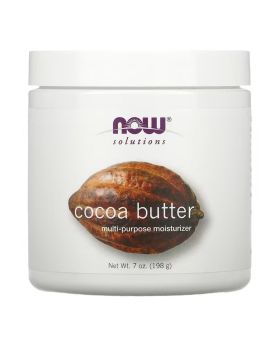 Now Cocoa Butter 100% Pure Multi Purpose Moisturizer 198g