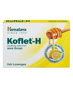 Himalaya Koflet-H Lemon Lozenges 12's