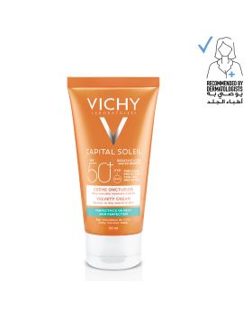 Vichy Capital Soleil Velvety SPF 50 Face Sunscreen For Normal To Dry Skin 50ml