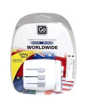 Go Travel UK Worldwide Adaptor 6362