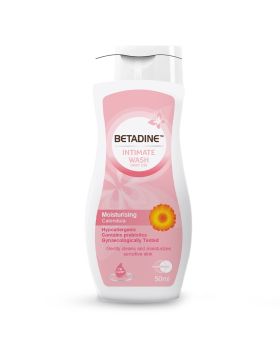Betadine Daily Use Feminine Intimate Wash, Moisturizing Calendula 50ml
