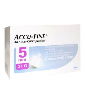 Accu-Fine Pen Needles 31 G x 5 mm 100's