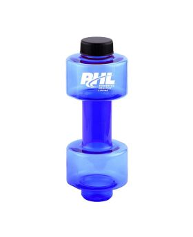 PHL Dumbbell Sports Water Bottle Blue