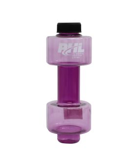 PHL Dumbbell Sports Water Bottle Purple